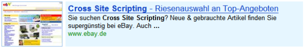 XSS bei eBay
