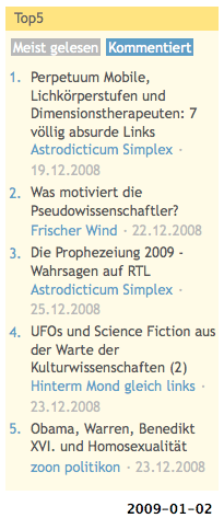 pseudoscienceblogs.de -- Kommentare