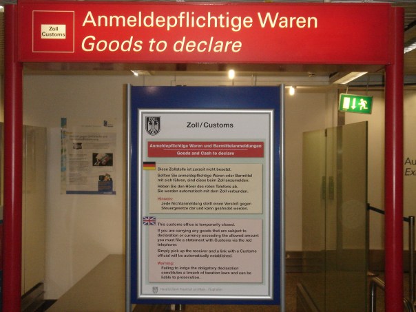 Unbesetzte Zollstelle