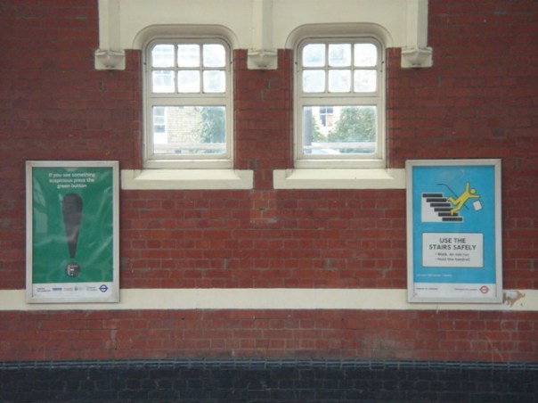 Use the stairs safely, London Tube