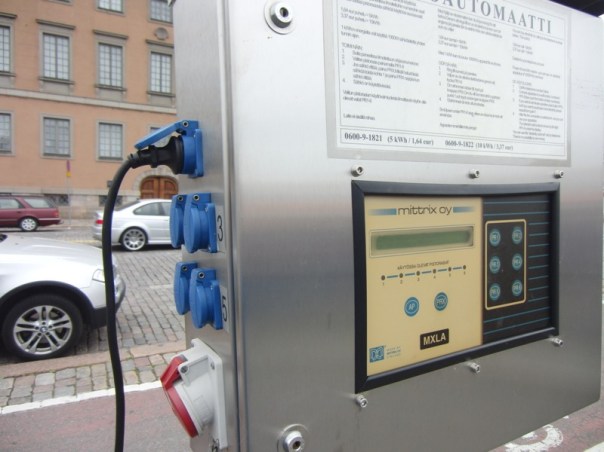 Stromautomat in Helsinki